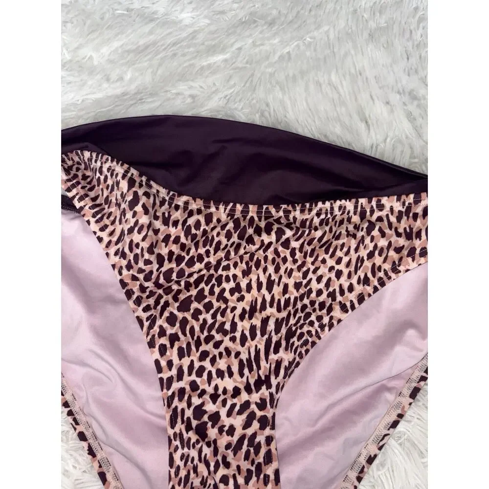 Victoria’s Secret Women’s XL Animal Fold over Bikini Bottom. Grt. Shape